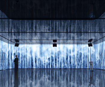 Modern Exhibition Hall-ID:494092947