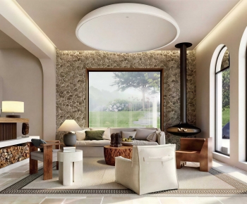 Modern A Living Room-ID:296624905