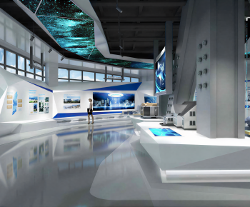 Modern Exhibition Hall-ID:467051981