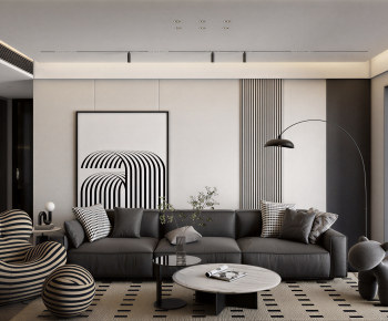 Modern A Living Room-ID:879838946