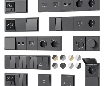 Modern Switch Socket Panel-ID:915266046