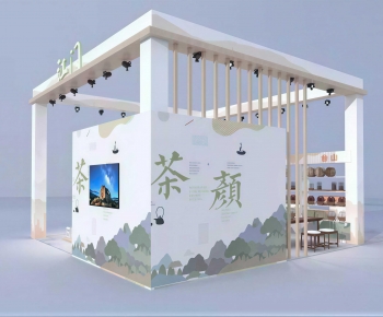 New Chinese Style Exhibition Hall-ID:500756981