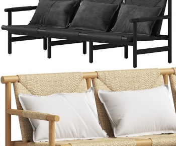 Modern Three-seat Sofa-ID:102069456