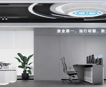 Modern Exhibition Hall-ID:592550994