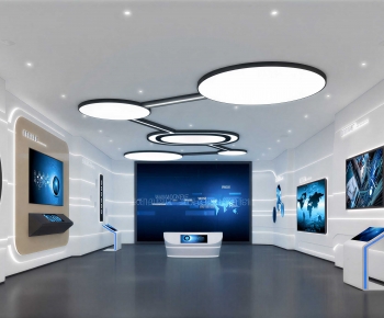 Modern Exhibition Hall-ID:499921089