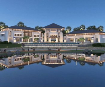 New Chinese Style Appearance Of Commercial Building-ID:500627996