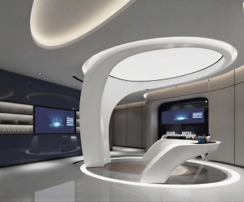 Modern Exhibition Hall-ID:245141986