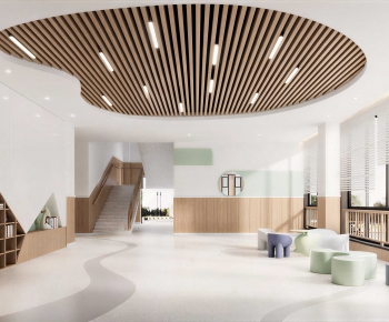 Modern Exhibition Hall-ID:722606903