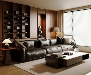 Modern A Living Room-ID:604506028