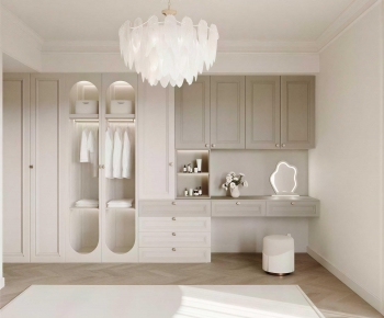 Modern Clothes Storage Area-ID:343735932