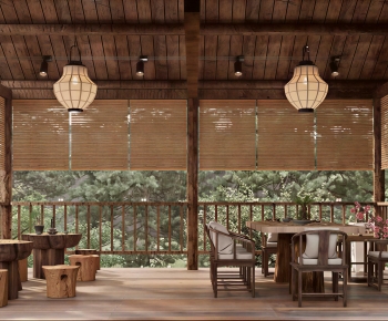 New Chinese Style Teahouse Tea House-ID:554222119