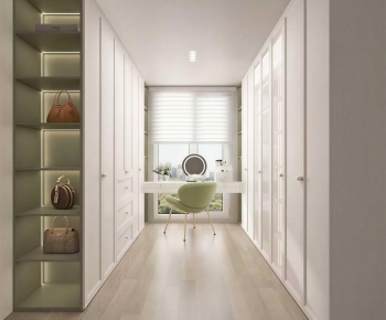 Modern Clothes Storage Area-ID:924444912