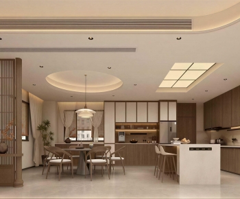 New Chinese Style Dining Room-ID:464082969