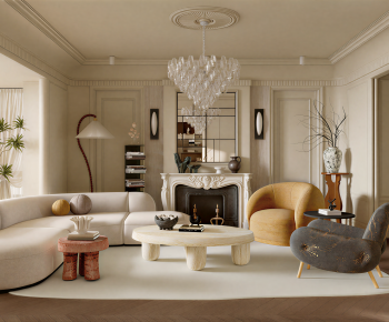 French Style A Living Room-ID:715200993