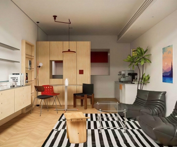 Modern A Living Room-ID:784291988