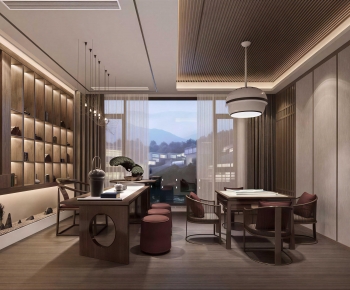 New Chinese Style Tea House-ID:848872906