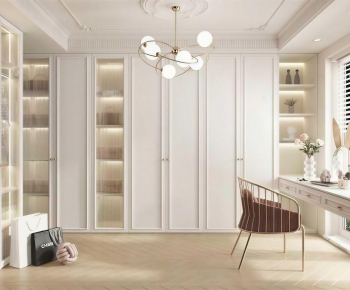 Modern Clothes Storage Area-ID:448298932