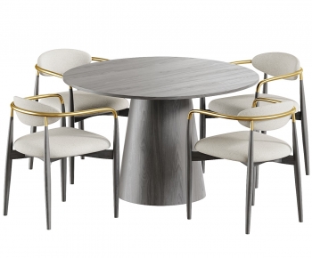 Modern Dining Table And Chairs-ID:474425084