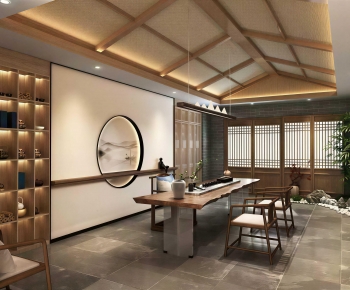 New Chinese Style Tea House-ID:485312948