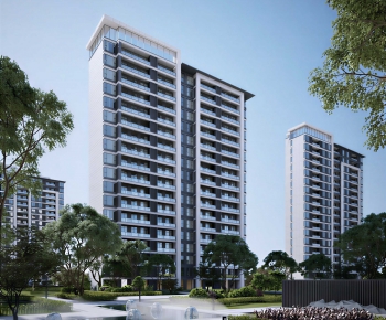 Modern Residential Building-ID:482183937