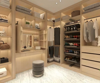 Modern Clothes Storage Area-ID:971227884
