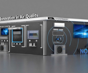 Modern Exhibition Hall-ID:574857954