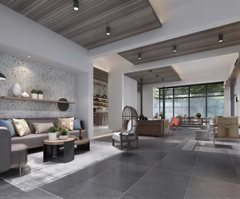 Modern A Living Room-ID:381320957