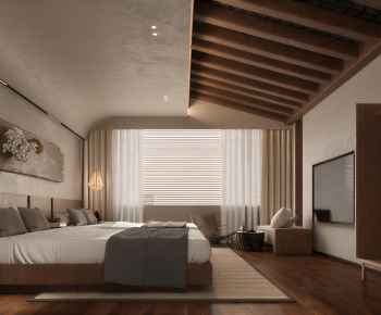Japanese Style Bedroom-ID:717567924