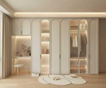 Modern Clothes Storage Area-ID:783480886