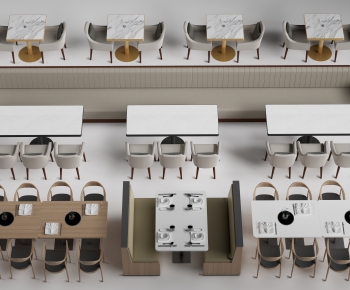 Modern Dining Table And Chairs-ID:689807892