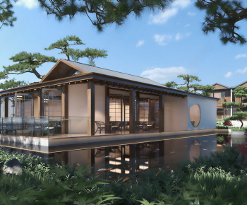 New Chinese Style Appearance Of Commercial Building-ID:191565041