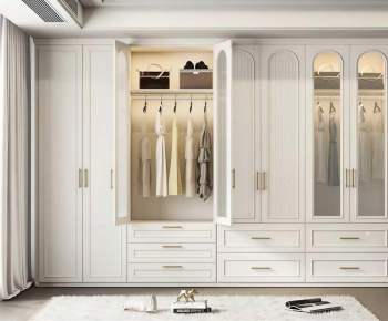 Modern Clothes Storage Area-ID:118560086