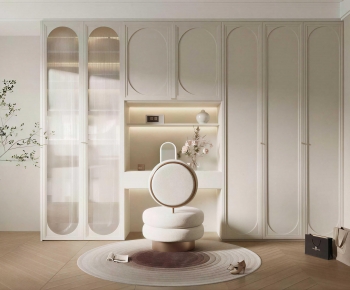 Modern Clothes Storage Area-ID:306603919