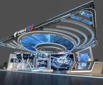 Modern Exhibition Hall-ID:860955952