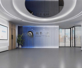 Modern Office Reception Desk-ID:923309356