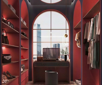 Simple European Style Clothes Storage Area-ID:434935098