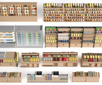 Modern Supermarket Shelf-ID:718173035
