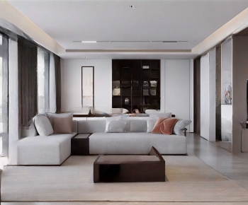 Modern A Living Room-ID:395810692