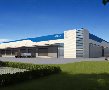 Modern Appearance Of Commercial Building-ID:107700897