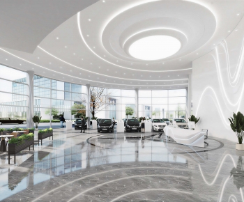 Modern Exhibition Hall-ID:388395072