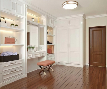 Modern Clothes Storage Area-ID:937259911