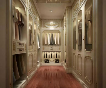 Simple European Style Clothes Storage Area-ID:104889931