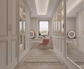 Modern Clothes Storage Area-ID:105268006