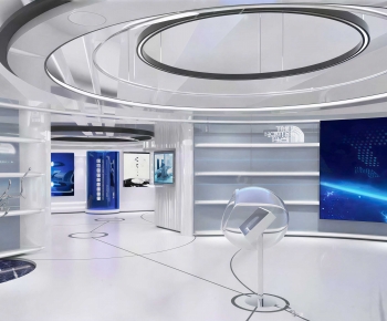 Modern Exhibition Hall-ID:872386935