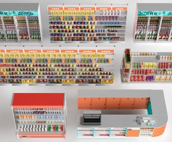 Modern Supermarket Shelf-ID:760777956