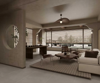 Modern A Living Room-ID:694130905