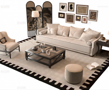 American Style Sofa Combination-ID:454680925