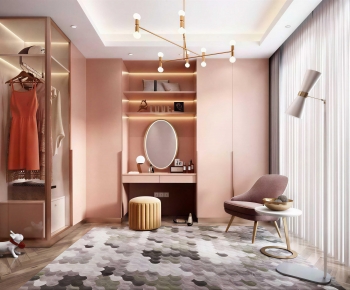 Modern Clothes Storage Area-ID:737385991