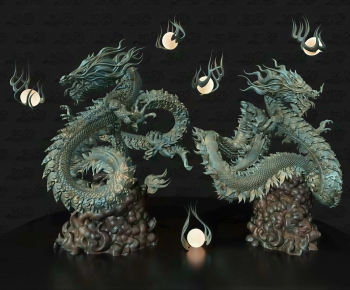 New Chinese Style Sculpture-ID:583904988