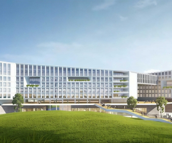 Modern School Building-ID:811481955